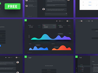 Free Dashboard Template admin dashboard free interface stat static template ui ux