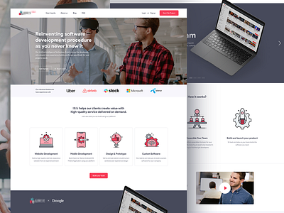 Landing Page re Design for Brix