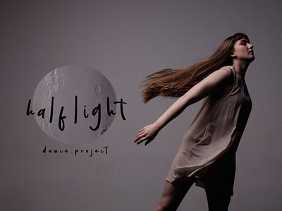 Half Light Dance Project branding design logo vector