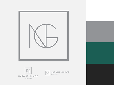 Natalie Grace Branding art branding design flat logo minimal type typography vector