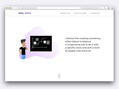 Personal website p2 enterpreneur illustration personal startup ui ux web design website