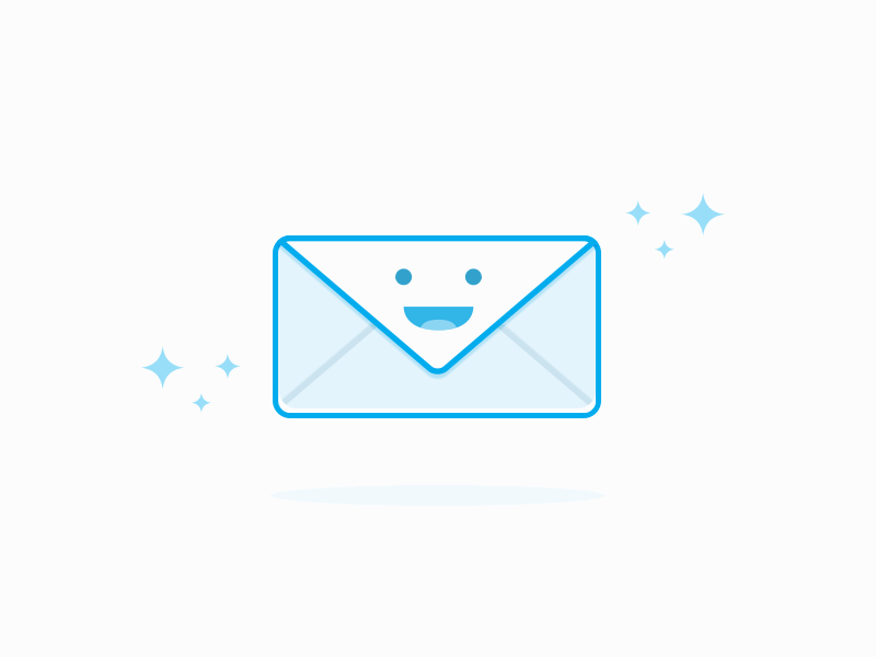 Happy Envelope animation envelope happiness icon illustration letter mail