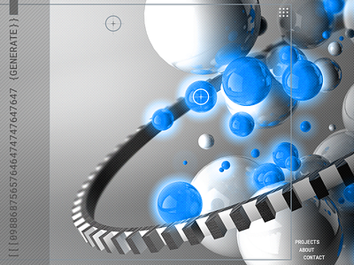 EXPI ::/ The G€ars Turned // 3d c4d cinema4d digital future gears interface modern sci fi ui