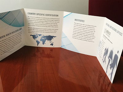 Double gate-fold brochure