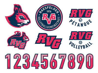 Raesfelder Volleyballgemeinschaft - Logo Set