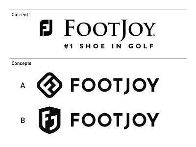 FootJoy - Rebranding Concept branding concept design footjoy golf graphic design logo logodesign rebranding snd