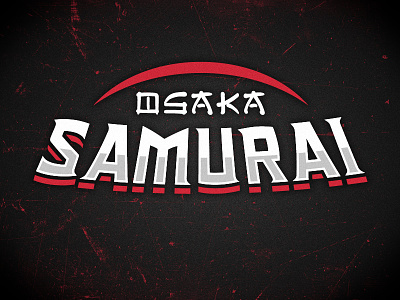Osaka Samurai - Wordmark competition concept hockey icehl icethetics osaka samurai sportslogo