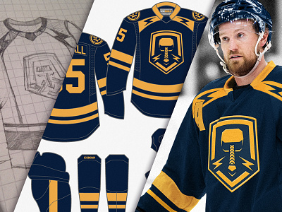 Stockholm Hammers - Jersey evolution competition concept hammers hockey icehl icethetics jersey sportslogo stockholm