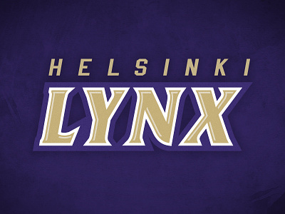 Helsinki Lynx - Wordmark competition concept helsinki hockey icehl icethetics lynx sportslogo