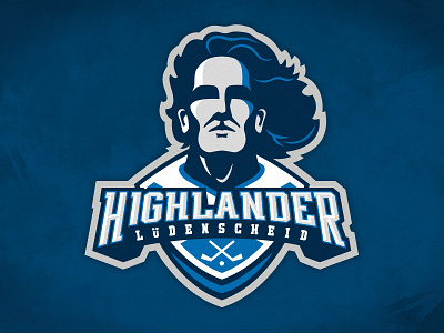 Highlander Lüdenscheid - Primary highlander hockey lüdenscheid rebranding skaterhockey sportslogos