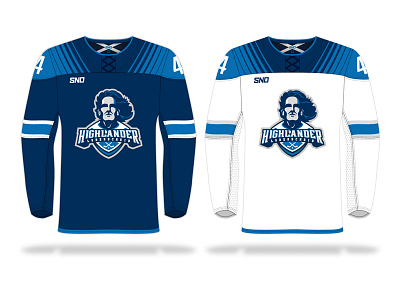 Highlanders Blue Hockey Jersey