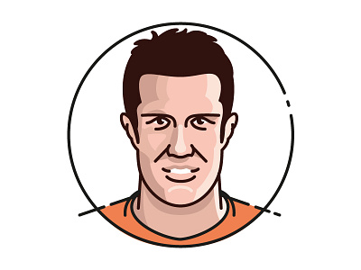 Robin football holland illustration netherlands robin van persie soccer