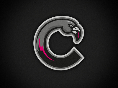 Black Flamingos Cologne - Secondary Logo Concept black flamingos cologne c logo icehockey