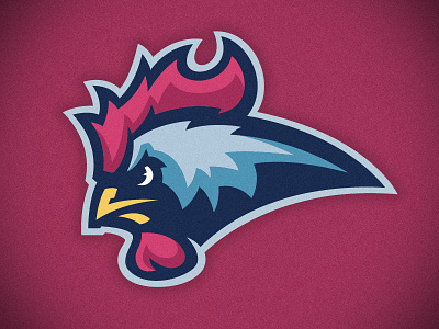 Rooster Sportslogo Concept - Vector logo rooster roosters sportslogo