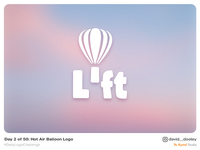 Daily Logo Challenge | Day 02 - Hot Air Balloon branding branding design daily logo daily logo challenge identity identitydesign logo logo design logodesign