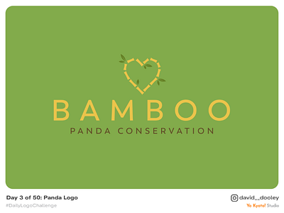 Daily Logo Challenge | Day 3 - Panda Logo branding daily logo challenge design identity identity design logo logo design