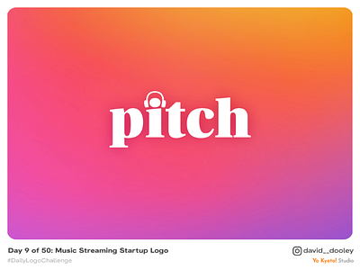 Daily Logo Challenge | Day 9 - Music Streaming Startup Logo branding daily logo challenge design identity identity design logo logo design