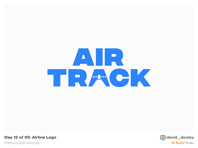 Daily Logo Challenge | Day 12 - Airline Logo branding daily logo challenge design identity identity design logo logo design