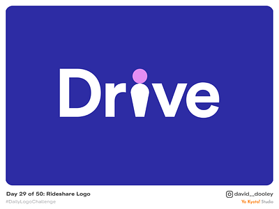 Daily Logo Challenge | Day 29 - Rideshare Logo branding daily logo challenge design identity identity design logo logo design