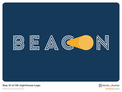 Daily Logo Challenge | Day 31 - Lighthouse Logo branding daily logo challenge design identity identity design logo logo design