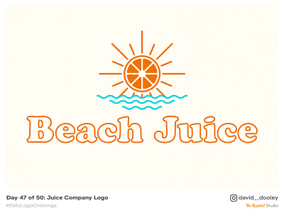 Daily Logo Challenge | Day 47 - Juice Company Logo