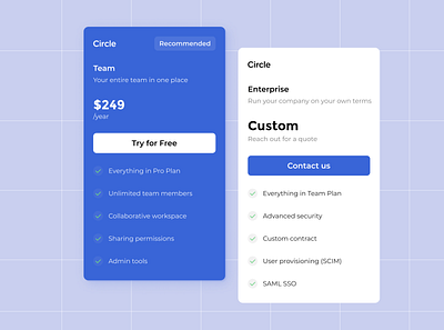 Pricing Card Design app design mobiledesign productdesign ui ux