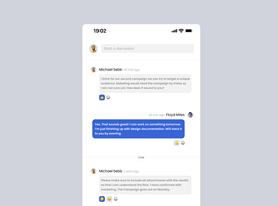 Live chat app app appdesign chatapp design live mobiledesign productdesign ui uidesign ux uxdesign