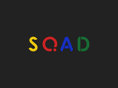 SQAD businesscard design graphicdesign illustrator logo mockup photoshop print shirt sign web