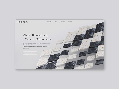 Our passion, Marble! ▫️▪️ adobe xd aftereffects application design design interface interface design ui ux web website design