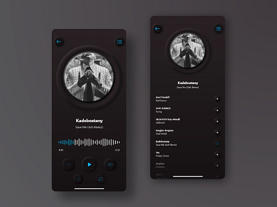 Music Player App 🎧 adobe xd aftereffects application application design design interface music music app ui ux web
