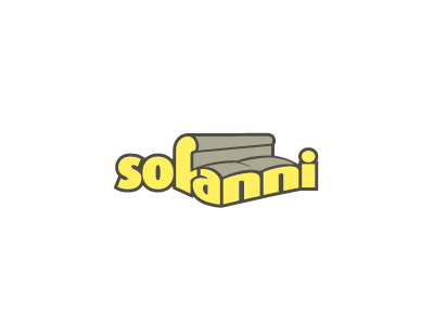 Sofanni couch furniture logo sofa sofanni typography