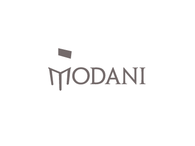 Modani chair furniture logo modani typography