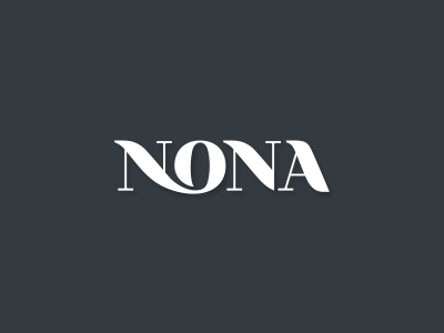 Nona creativity logo name nona spirituality typography wellness