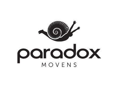 Paradox animal combo fly glide human logo man movement movens paradox snail