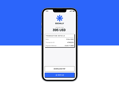 Payment Received design minimal payment ui ux