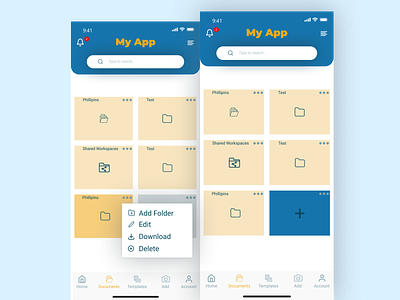 ZOHO-File Viewer android application choices color pallete design designer designers folder ios mobile online responsive responsive website uidesign uiux