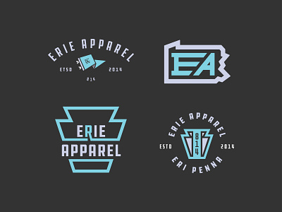 EA Logo Pack erie erie apparel logos