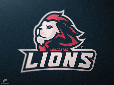 Lion Mascot Logo Project branding design icon identity illustration illustrator lettering logo type typography