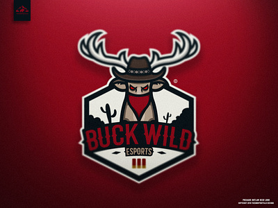 Buck Wild Practice/Premade Mascot Logo branding design icon identity illustration illustrator lettering logo type typography