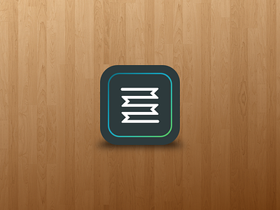 Tap It icon ipad logo wood