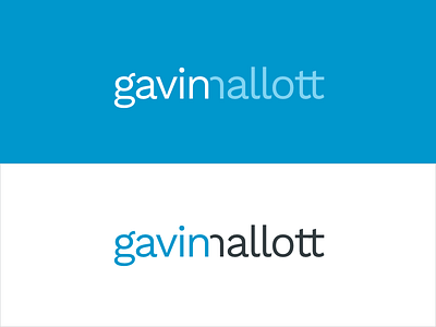 Gavin Logo wordmark work sans