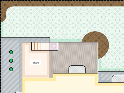 Plot Plan landscape pattern fills plan