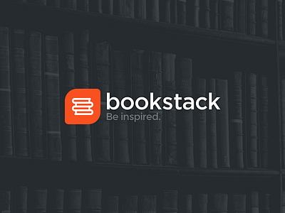 Be Inspired. books bookstack gotham logo reading