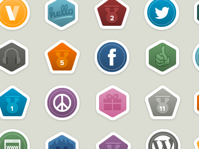 Badges badges icons logos stickers