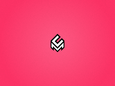 Personal Logo, v.2 block c cube icon isometric logo m