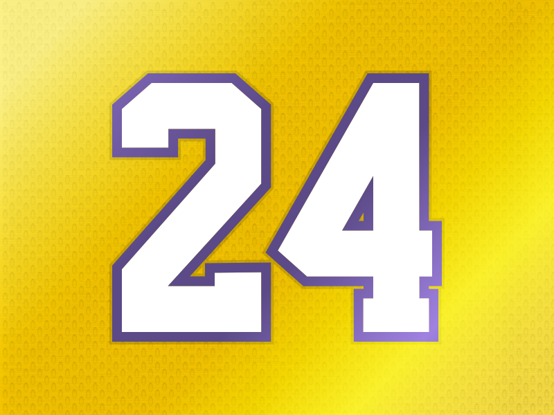 24 lakers number