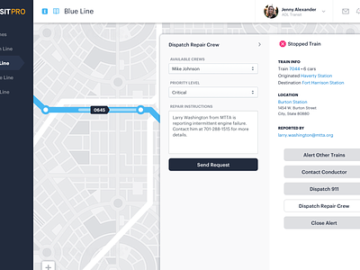 Workflow Handling buttons forms map transit