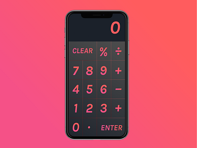 004 - Calculator 004 calculator dailyui dailyui004