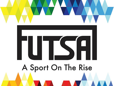 Futsal - A Sport On The Rise brand brand awareness colour football futsal geometric logo sport