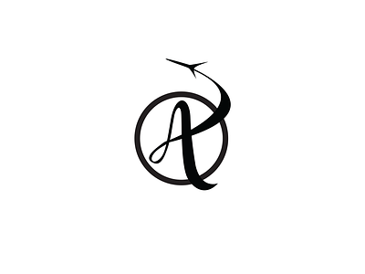 Logo Aaron & Anna Wedding display font font logo logo design logo mark script script logo travel type typogaphy